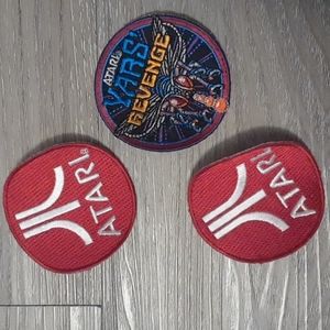 Atari Patches LOT of 3 Vintage 2600 Game Yars Revenge